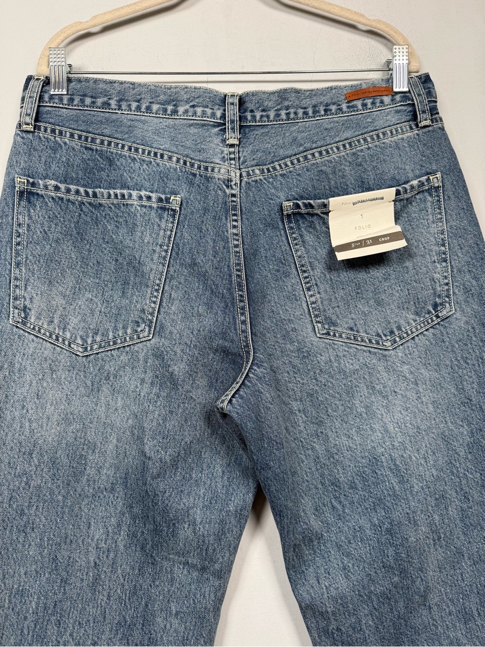 Anthropologie Pilcro Folio Relaxed High-Rise Cropped Jeans Size 31 NWT - Picture 7 of 11